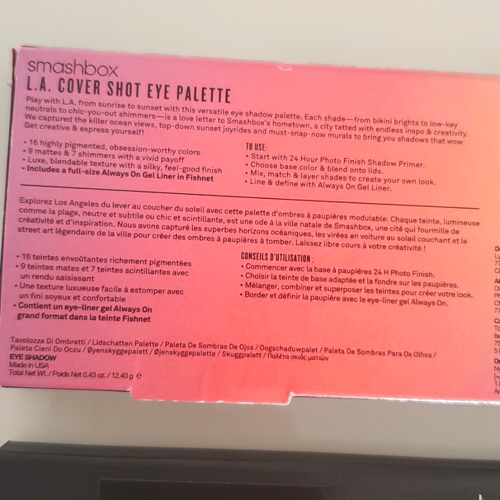 NIB Smashbox L.A. Cover Shot Eyeshadow Palette - Picture 10 of 13